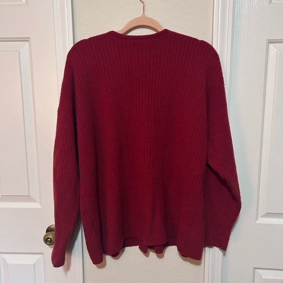 Madewell Red Cardigan Sweater - Picture 5 of 7